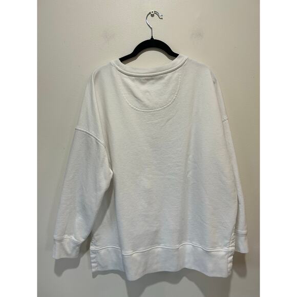 AC DC Sweatshirt size L white band graphic on front crewneck - Picture 3 of 6